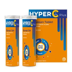 Hyper C Plus 3'lü Etki 20 Efervesan Tablet - Hiper Farma
