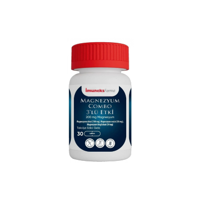 İmuneks Farma Magnezyum Combo 3lü Etki 30 Tablet - 1