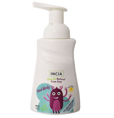 Incia Çocuklar İçin Zeytinyağlı Doğal Köpük Sabun 200 ml - 4