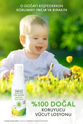 Incia Doğal Koruyucu Vücut Losyonu 50 ml - 7