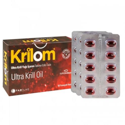 Krilom Ultra Krill Oil Takviye Edici Gıda 30 Yumuşak Kapsül - 2