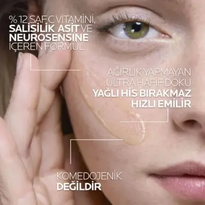 La Roche Posay Saf C Vitamini Işıltı Veren Antioksidan Serum 30 ml - 2