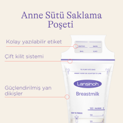 Lansinoh Anne Sütü Saklama Poşeti 25 Adet - 4