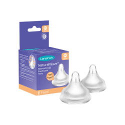 Lansinoh Natural Biberon Emziği 2'li Orta Akış - Lansinoh
