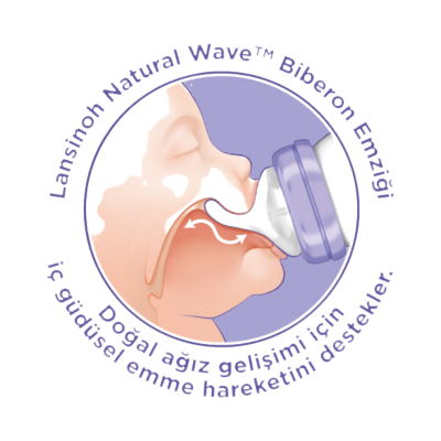 Lansinoh Natural Wave Biberon 240 ml - 4