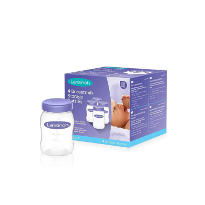 Lansinoh Süt Saklama Şişeleri 4x160 ml - 1