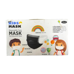 Lidya Pharma Kids Siyah Çocuk Maskesi 50 Adet-Medium - 2