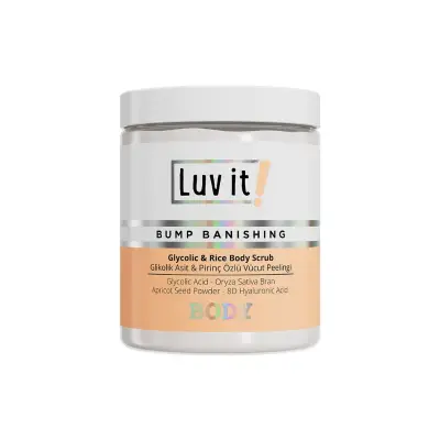 Luv it! Glikolik Asit ve Pirinç Özlü Vücut Peelingi 250 ml - 1