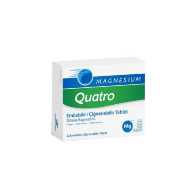 Assos Magnesium Quatro Emilebilir/Çiğnenebilir 32 Tablet - 1