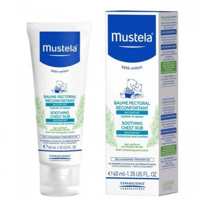 Mustela Soothing Chest Rub (Yatıştırıcı Göğüs Balsamı) 40ml - 1