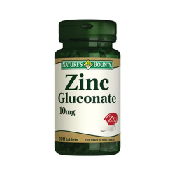 Natures Bounty Zinc Gluconate 10 mg 100 Tablet - Nature's Bounty