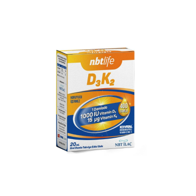 Nbt Life D3K2 Damla 20 ml - 1