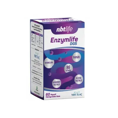 Nbt Life Enzymlife DGS 60 Kapsül - 1