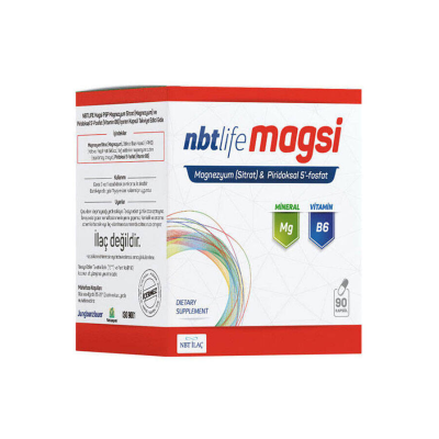 NBT Life Magsi Magnezyum ve B6 Vitamini 90 Kapsül - 3