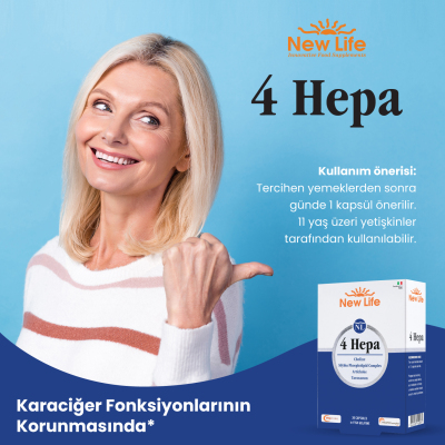 New Life 4 Hepa 30 Yumuşak Kapsül - 2