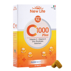 New Life C-1000 Plus Takviye Edici Gıda 30 Kapsül - New Life