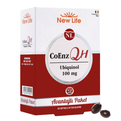 New Life CoEnz QH 100 mg 60 Yumuşak Kapsül - 1