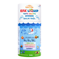 New Life EFA Liquid Tutti Frutti Balık Yağı Şurubu 150 ml - 7