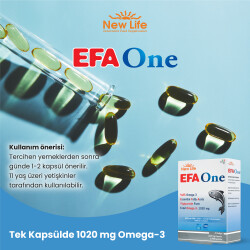 New Life Efa One Omega 3 45 Kapsül - 8