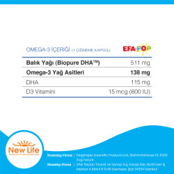 New Life Efa-Pop 60 Kapsül Avantajlı Paket - 8