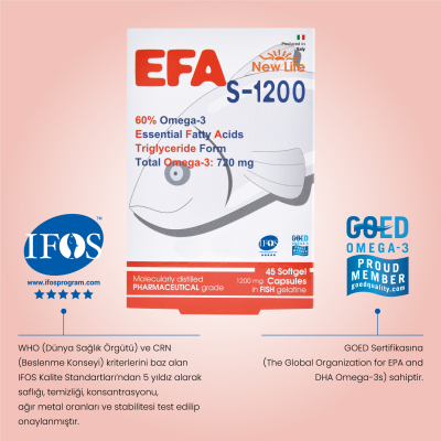New Life Efa S-1200 Omega 3 45 Kapsul - 4