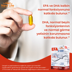 New Life Efa S-1200 Omega 3 90 Kapsül - 6