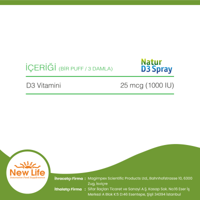 New Life Natur D3 Spray 1000 IU 20 ml - 2