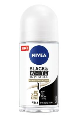 Nivea Black&White İpeksi Pürüzsüzlük Roll-On 50 ml - 3