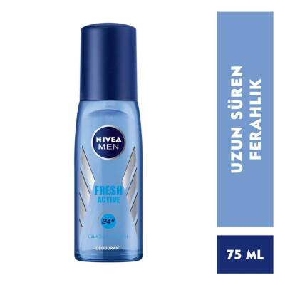 Nivea Men Fresh Active Pump Sprey 75 ml - 1
