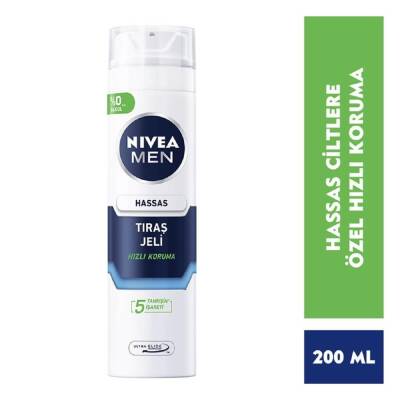 Nivea Men Hassas Tıraş Jeli 200 ml - 1