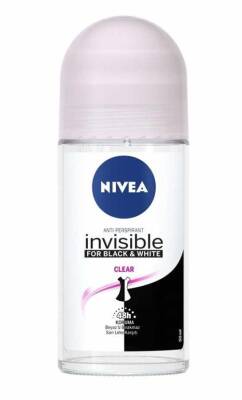 Nivea Roll-On Kadın Invisible Black&White Clear 50ml - 2