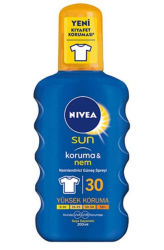 Nivea Sun Koruma & Nem Güneş Spreyi Spf30 200 ml - Nivea