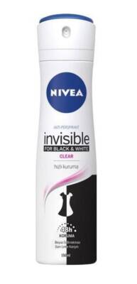 Nivea Women Insivible Black&White Clear Sprey Deodorant 150ml - 2