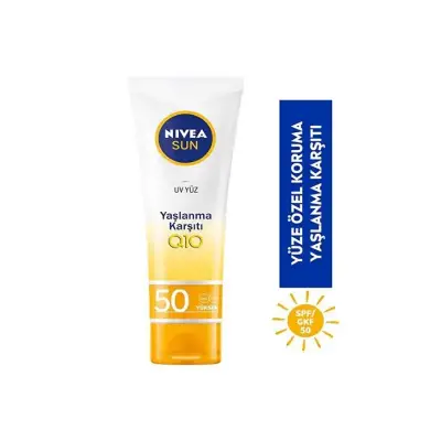 Nivea Yaşlanma ve Leke Karşıtı Spf 50 50 ml Yüz için Güneş Kremi - 3