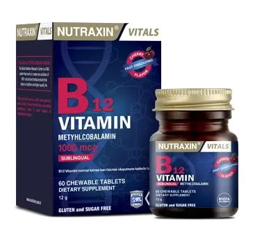 Nutraxin B12 Vitamin 1000 mcg 60 Tablet - 2