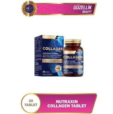 Nutraxin Collagen Beauty Takviye Edici Gıda 30 Tablet - 4