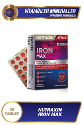 Nutraxin Iron Max 17 Mg 30 Tablet - Nutraxin