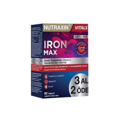 Nutraxin Iron Max 30 Tablet 3 Al 2 Öde - Nutraxin