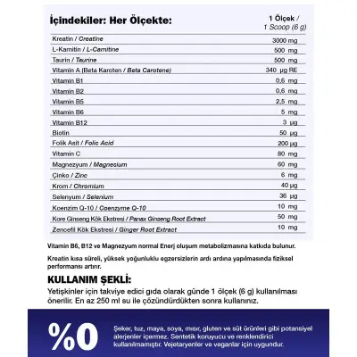 Nutraxin Multivitamin Mineral Powder 300 gr - 2