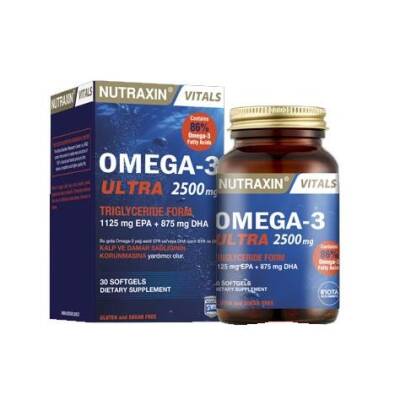 Nutraxin Omega 3 Ultra 2500 mg 30 Yumuşak Kapsül - 2