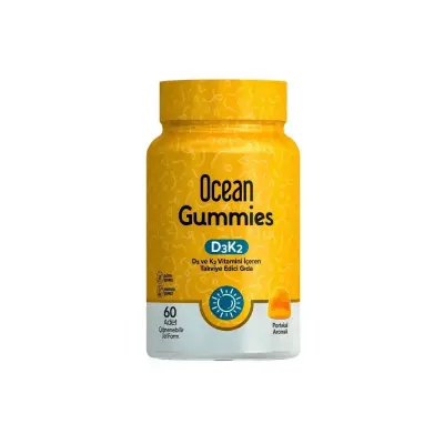 Ocean Gummies D3K2 60 Adet Çiğnenebilir Jel Form - 1