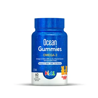 Ocean Gummies Omega 3 Kids 60 Çiğnenebilir Jel Form - 1