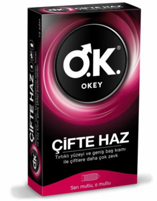 Okey Çifte Haz 10'lu Prezervatif - 1