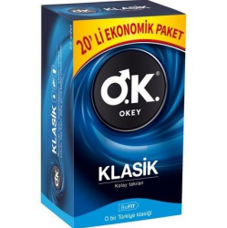Okey Klasik 20'li Prezervatif - OKEY