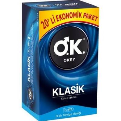 Okey Klasik 20'li Prezervatif - 2