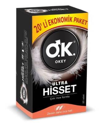 Okey Ultra Hisset 20'li Prezervatif - 2