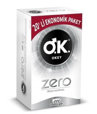 Okey Zero Ekstra İnce 20'li Ekonomik Paket Prezervatif - 2