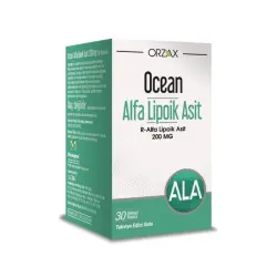 Orzax Alpha Lipoic Acid 200 mg 30 Kapsül - Orzax