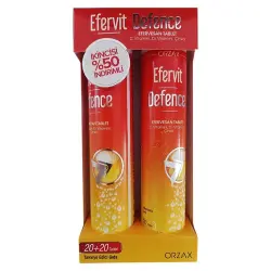 Orzax Efervit Defence 20 x 2 Adet Efervesan Tablet - Orzax