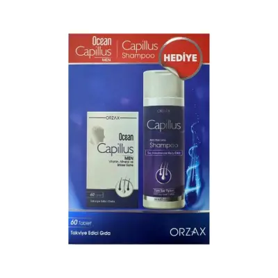 Orzax Ocean Capillus Men 60 Tablet Şampuan Hediyeli - 1